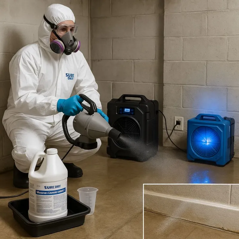 Sanitization and Odor Removal process in Pleasant Gap, PA