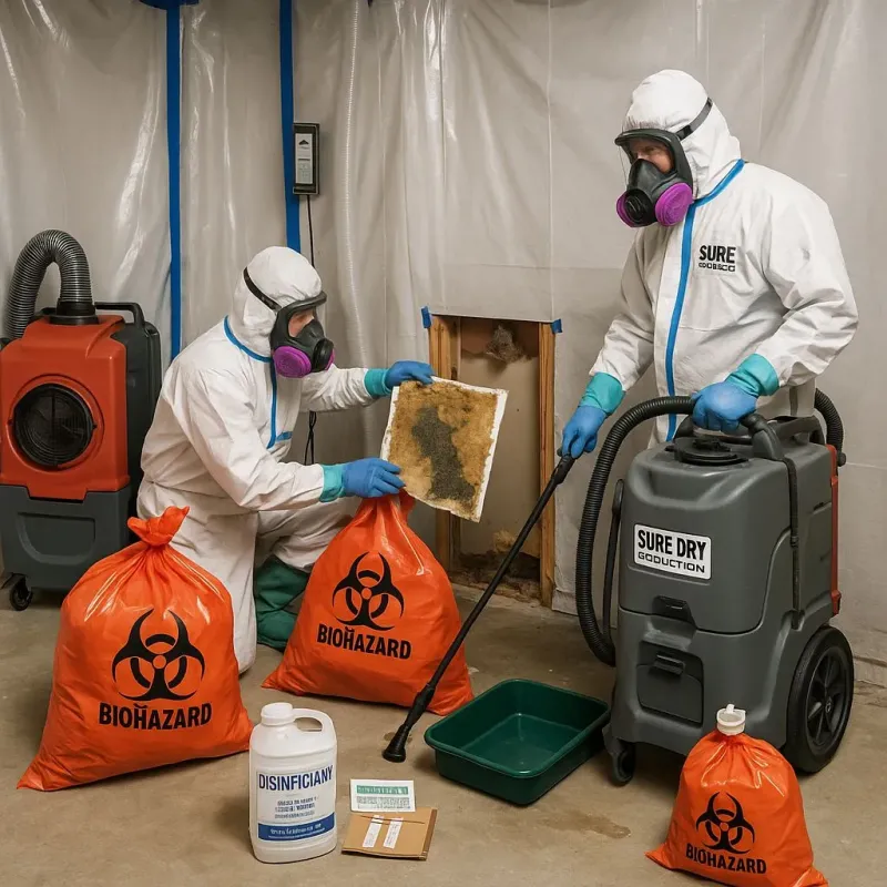 Contaminated Water Handling Protocols process in Pleasant Gap, PA