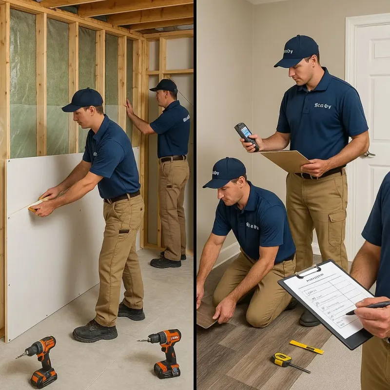 Repairs and Reconstruction process in Pleasant Gap, PA